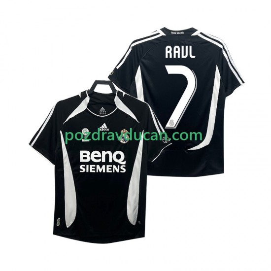 Nogometni Dresovi Real Madrid RAUL 7 2007 Retro Muški Treći dres 2006 Kratkih Rukava