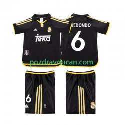 Nogometni Dresovi Real Madrid REDONDO 6 2001 Retro Dječji Gostujući dres 1999 Kratkih Rukava