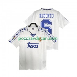 Nogometni Dresovi Real Madrid REDONDO 6 1996 1997 Retro Muški Domaći dres Kratkih Rukava