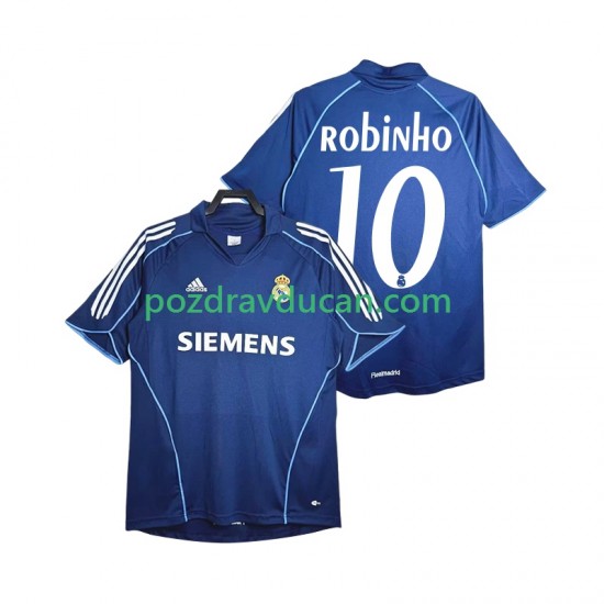 Nogometni Dresovi Real Madrid ROBINHO 10 2005 Retro Muški Gostujući dres 2006 Kratkih Rukava