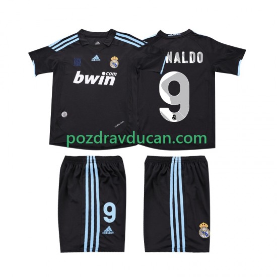 Nogometni Dresovi Real Madrid RONALDO 9 2009 Retro Dječji Gostujući dres 2010 Kratkih Rukava