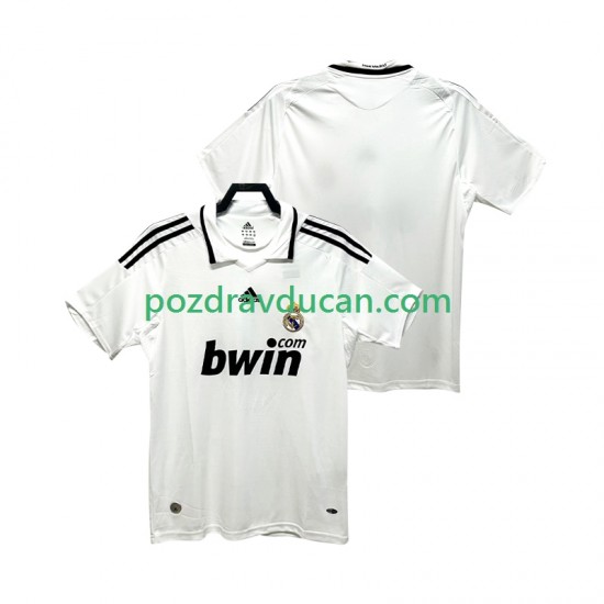 Nogometni Dresovi Real Madrid 2009 Retro Muški Domaći dres 2008 Kratkih Rukava