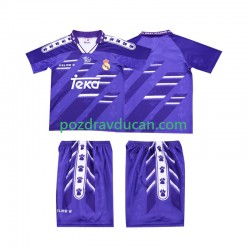 Nogometni Dresovi Real Madrid 1996 Retro Dječji Gostujući dres 1994 Kratkih Rukava