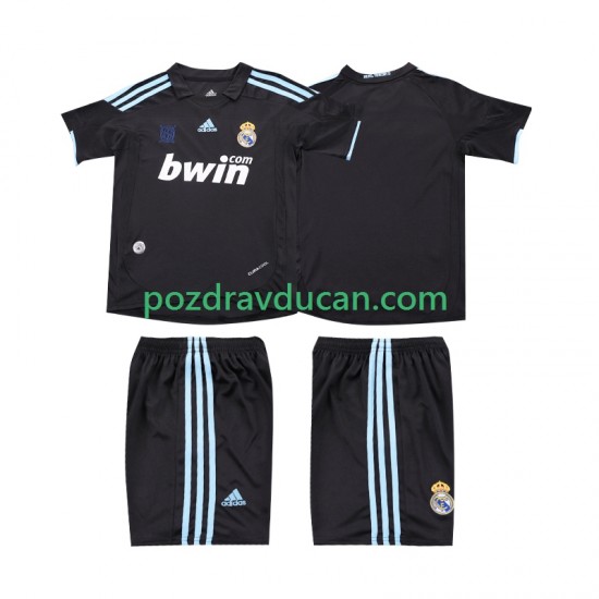 Nogometni Dresovi Real Madrid 2009 Retro Dječji Gostujući dres 2010 Kratkih Rukava