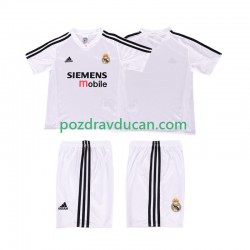 Nogometni Dresovi Real Madrid 5 Retro Dječji Domaći dres 2002 2004 Kratkih Rukava