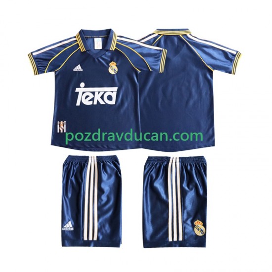 Nogometni Dresovi Real Madrid Retro Dječji Treći dres 1998 1999 Kratkih Rukava