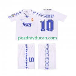 Nogometni Dresovi Real Madrid SEEDORF 10 1996 1997 Retro Dječji Domaći dres Kratkih Rukava