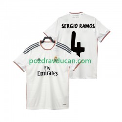 Nogometni Dresovi Real Madrid SERGIO RAMOS 4 2013 2014 Retro Muški Domaći dres Kratkih Rukava
