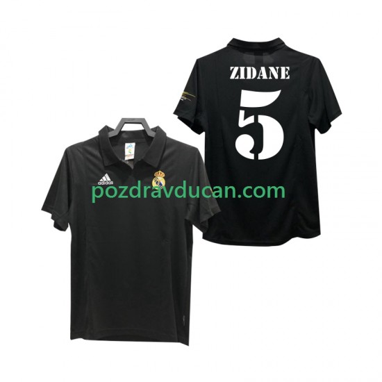 Nogometni Dresovi Real Madrid ZIDANE 5 2003 Retro Muški Gostujući dres 2002 Kratkih Rukava