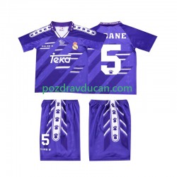 Nogometni Dresovi Real Madrid ZIDANE 5 1996 Retro Dječji Gostujući dres 1994 Kratkih Rukava