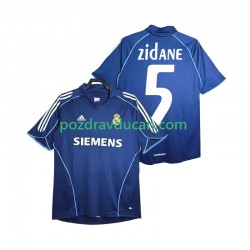 Nogometni Dresovi Real Madrid Zidane 5 2005 Retro Muški Gostujući dres 2006 Kratkih Rukava