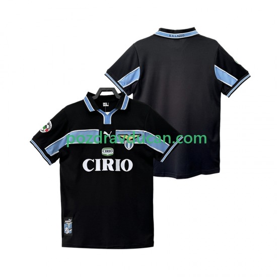 Nogometni Dresovi SS Lazio Retro Muški Gostujući dres 1998 1999 Kratkih Rukava