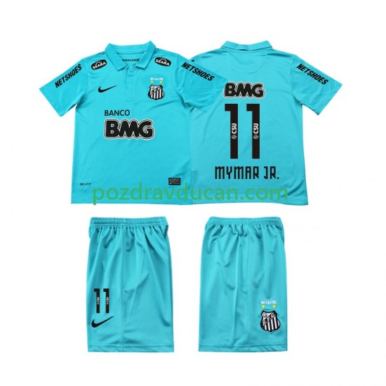Nogometni Dresovi Santos Neymar JR 11 -2012 Retro Dječji Treći dres 2011 Kratkih Rukava