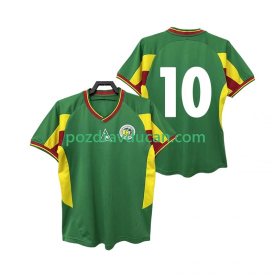 Nogometni Dresovi Senegal 10 Retro Muški Gostujući dres 2002 Kratkih Rukava