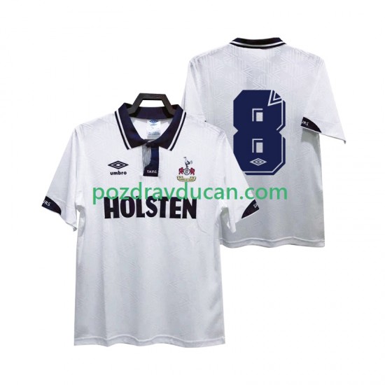 Nogometni Dresovi Tottenham Hotspur 8 1991 1993 Retro Muški Domaći dres Kratkih Rukava