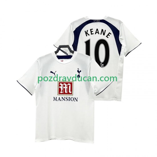 Nogometni Dresovi Tottenham Hotspur Keane 10 2007 Retro Muški Domaći dres 2006 Kratkih Rukava