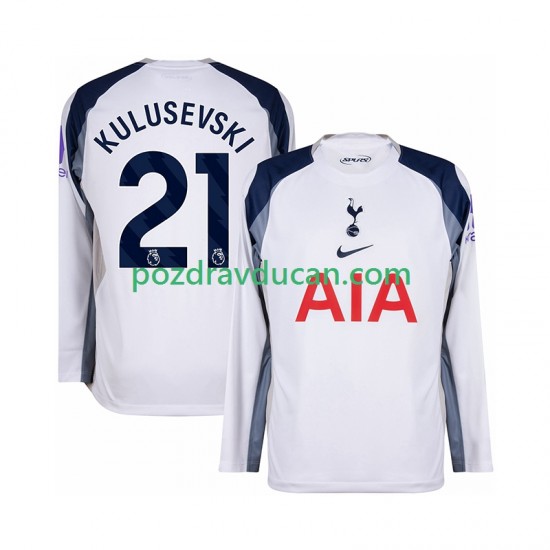 Nogometni Dresovi Tottenham Hotspur Kulusevski 21 Muški Domaći dres 2025-2026 Dugi Rukav