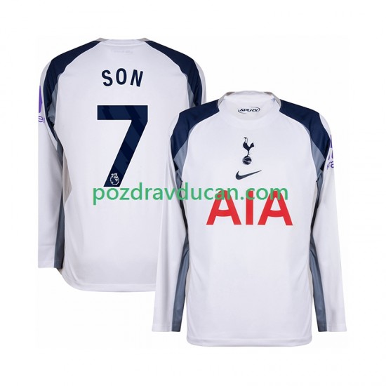 Nogometni Dresovi Tottenham Hotspur Son Heung-Min 7 Muški Domaći dres 2025-2026 Dugi Rukav