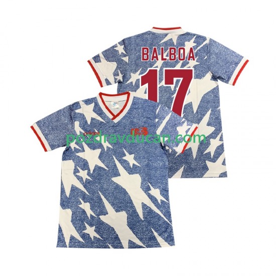 Nogometni Dresovi SAD BALBOA 17 Retro Muški Gostujući dres 1994 Kratkih Rukava
