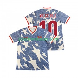 Nogometni Dresovi SAD WEGERLE 10 Retro Muški Gostujući dres 1994 Kratkih Rukava
