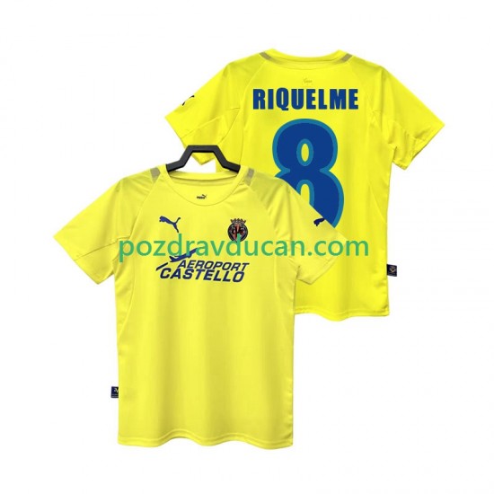 Nogometni Dresovi Villarreal CF RIQUELME 8 2005 Retro Muški Domaći dres 2006 Kratkih Rukava