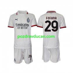Nogometni Dresovi AC Milan Fofana 29 Dječji Gostujući dres 2024-2025 Kratkih Rukava