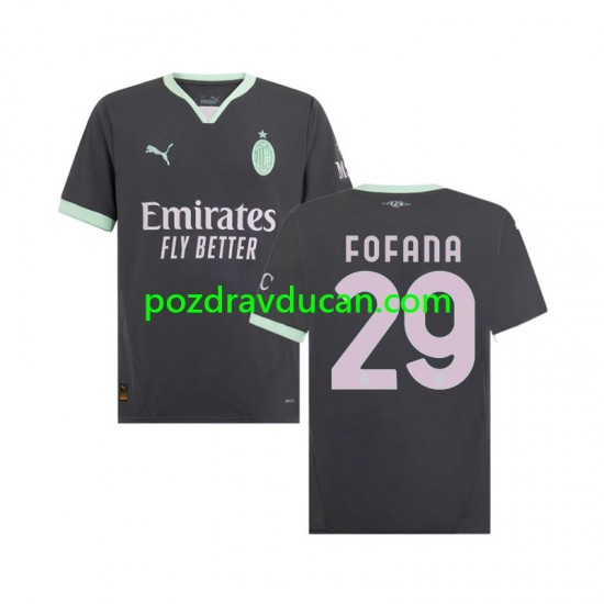 Nogometni Dresovi AC Milan Fofana 29 Muški Treći dres 2024-2025 Kratkih Rukava