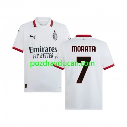 Nogometni Dresovi AC Milan Morata 7 Muški Gostujući dres 2024-2025 Kratkih Rukava