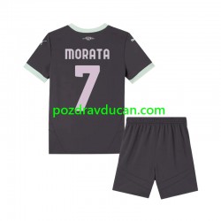Nogometni Dresovi AC Milan Morata 7 Dječji Treći dres 2024-2025 Kratkih Rukava