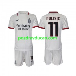 Nogometni Dresovi AC Milan Pulisic 11 Dječji Gostujući dres 2024-2025 Kratkih Rukava