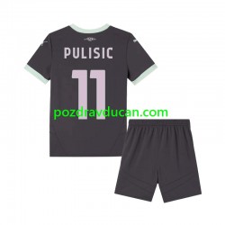 Nogometni Dresovi AC Milan Pulisic 11 Dječji Treći dres 2024-2025 Kratkih Rukava