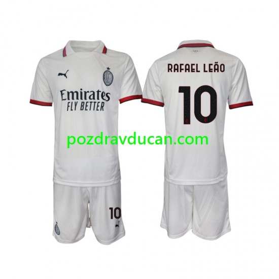 Nogometni Dresovi AC Milan Rafael Leao 10 Dječji Gostujući dres 2024-2025 Kratkih Rukava