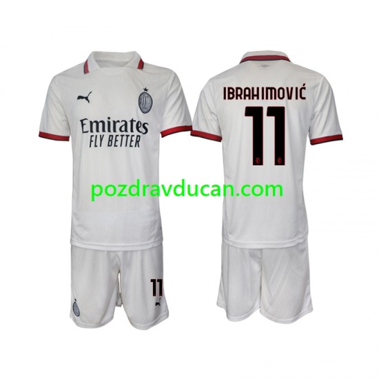 Nogometni Dresovi AC Milan Ibrahimović 11 Dječji Gostujući dres 2024-2025 Kratkih Rukava
