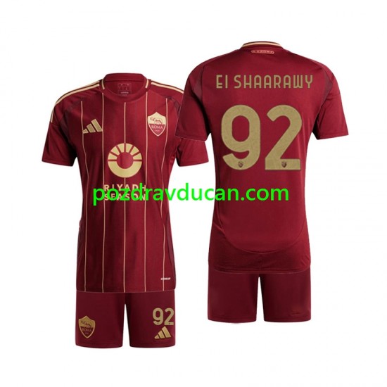 Nogometni Dresovi Roma Stephan El Shaarawy 92 Dječji Domaći dres 2024-2025 Kratkih Rukava