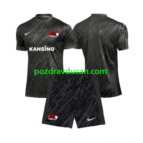 Nogometni Dresovi AZ Alkmaar Vratar Dječji Gostujući dres 2024-2025 Kratkih Rukava