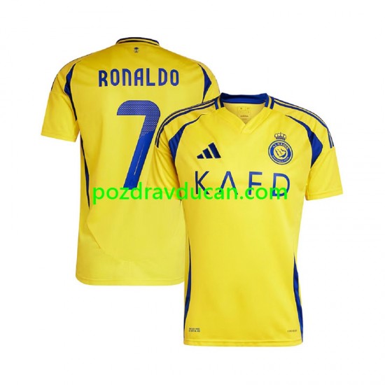Nogometni Dresovi Al Nassr Cristiano Ronaldo 7 Muški Domaći dres 2024-2025 Kratkih Rukava