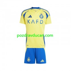 Nogometni Dresovi Al Nassr Dječji Domaći dres 2024-2025 Kratkih Rukava