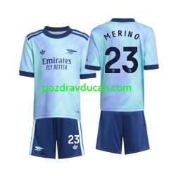Nogometni Dresovi Arsenal Merino 23 Dječji Treći dres 2024-2025 Kratkih Rukava
