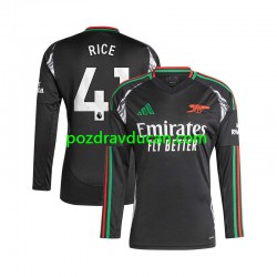 Nogometni Dresovi Arsenal Rice 41 Muški Gostujući dres 2024-2025 Dugi Rukav