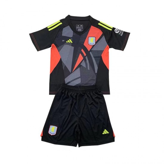 Nogometni Dresovi Aston Villa Vratar Dječji Gostujući dres 2024-2025 Kratkih Rukava