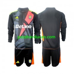 Nogometni Dresovi Aston Villa Vratar Dječji Domaći dres 2024-2025 Dugi Rukav