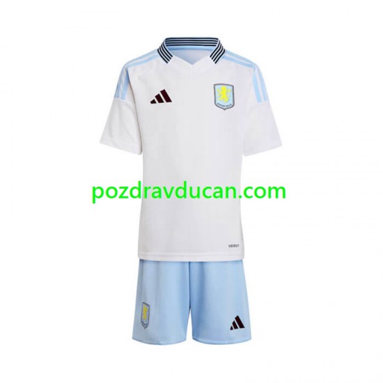 Nogometni Dresovi Aston Villa Dječji Gostujući dres 2024-2025 Kratkih Rukava