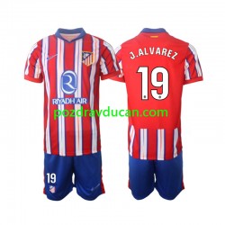 Nogometni Dresovi Atlético Madrid J.Alvarez 19 Dječji Domaći dres 2024-2025 Kratkih Rukava