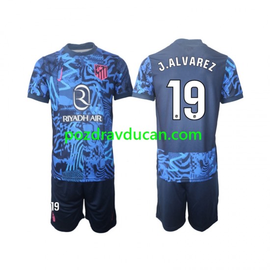 Nogometni Dresovi Atlético Madrid J.Alvarez 19 Dječji Treći dres 2024-2025 Kratkih Rukava