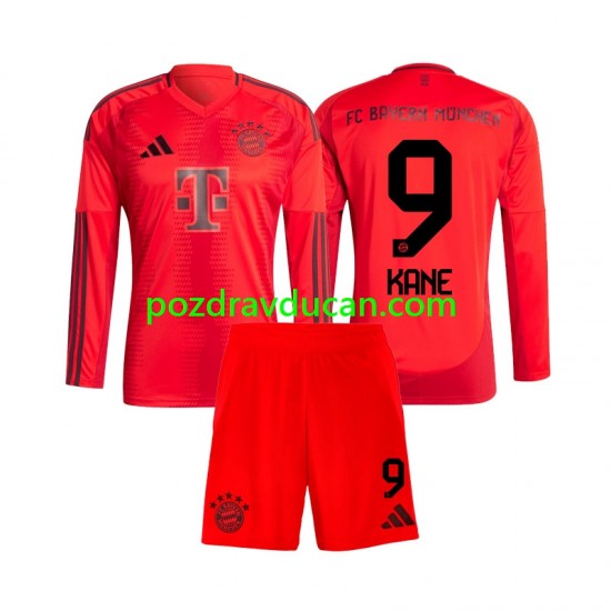 Nogometni Dresovi FC Bayern München Harry Kane 9 Dječji Domaći dres 2024-2025 Dugi Rukav