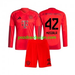 Nogometni Dresovi FC Bayern München Jamal Musiala 42 Dječji Domaći dres 2024-2025 Dugi Rukav