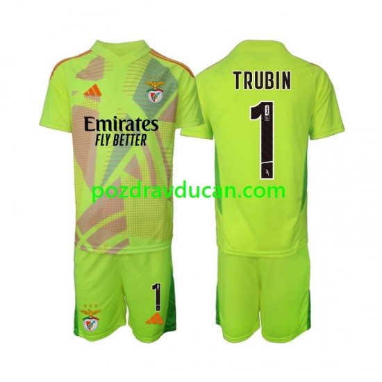 Nogometni Dresovi Benfica Anatolij Trubin 1 Vratar Dječji Domaći dres 2024-2025 Kratkih Rukava