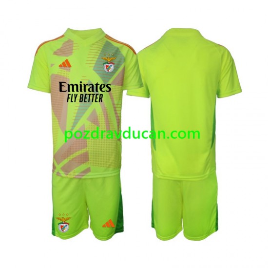 Nogometni Dresovi Benfica Vratar Dječji Domaći dres 2024-2025 Kratkih Rukava
