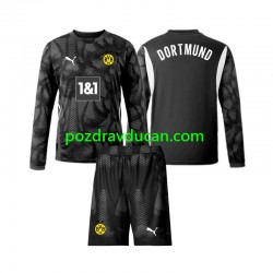 Nogometni Dresovi Borussia Dortmund Vratar Dječji Četvrti dres 2024-2025 Dugi Rukav