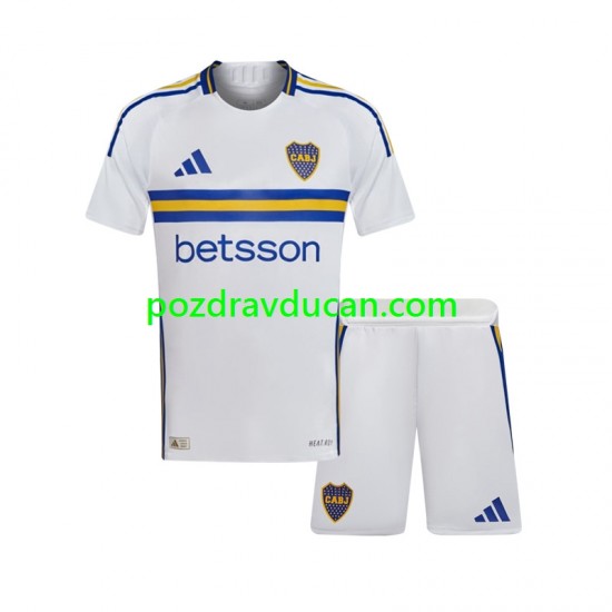 Nogometni Dresovi CA Boca Juniors Dječji Gostujući dres 2024-2025 Kratkih Rukava